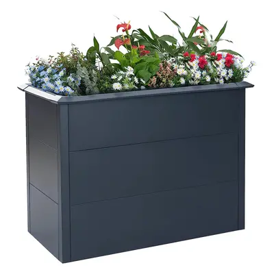 Metal Raised Garden Bed Planter With Snail Protection 100cm W x 77cm H