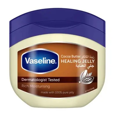 Vaseline Moisturiser 100% Pure Petroleum Jelly Healing For Dry Skin With Cocoa Butter To Heal Dr