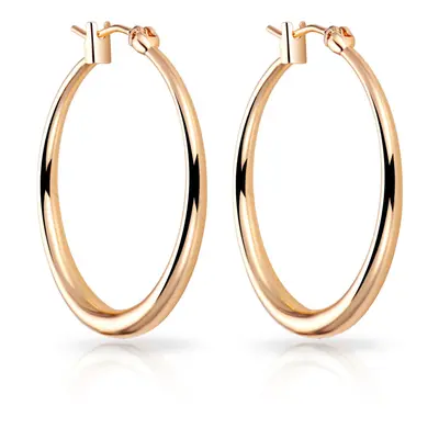 Gold Plated 30mm Hoop Earrings