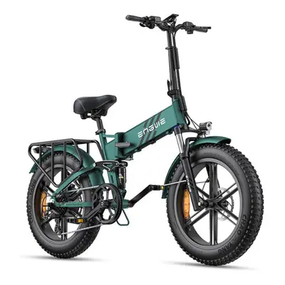 (Green) ENGWE Engine Pro 2.0Fat Tire Folding Electric Bike