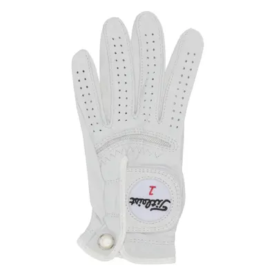 Titleist Perma Soft Golf Glove Womens Reg LH Pearl White(Large Worn on Left Hand)