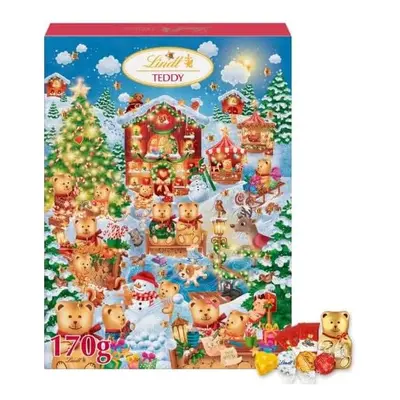 (Pack Of 6) lindt Teddy Winter Wonderland Ad/Cal 170G