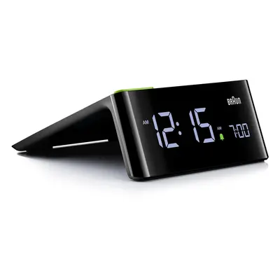 Braun Digital Alarm Clock with VA LCD Display, Touch Snooze Pad, Automatically Adjusting Display