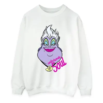 (M, White) Disney Womens/Ladies Villains Ursula Unfortunate Soul Sweatshirt