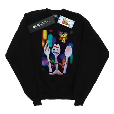 (M, Black) Disney Mens Toy Story Forky Poster Sweatshirt