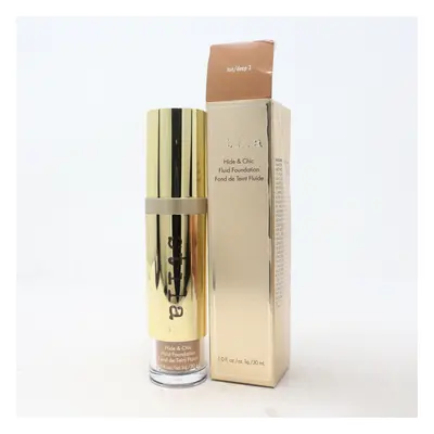 (Tan/Deep 3) Stila Hide & Chic Fluid Foundation 1.0oz/30ml New With Box