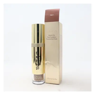 (Deep 5) Stila Hide & Chic Fluid Foundation 1.0oz/30ml New With Box