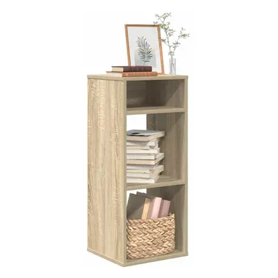 vidaXL Book Cabinet Sonoma Oak 34x31x80 cm Engineered Wood storage cabinet