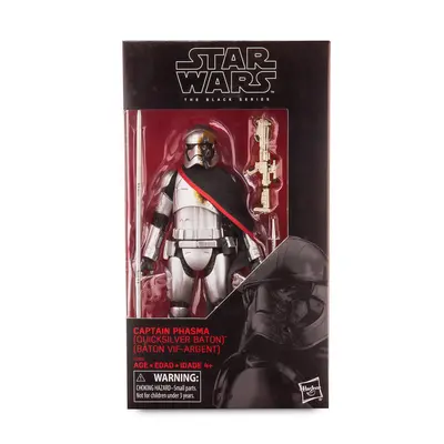 Star Wars Black Series Captain Phasma Quicksilver Baton Action Figure