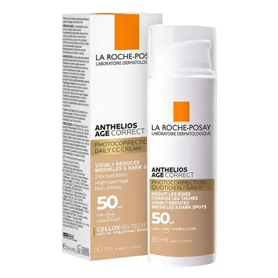 La Roche-Posay Anthelios - Age Correct TT Crema Solare Colorata SPF50, 50ml