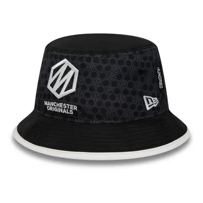 (Black, Large) Manchester Originals The Hundred New Era All Over Print Bucket Hat