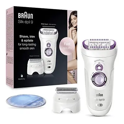 Braun Silk-Ã©pil Epilator, for Long-Lasting Hair Removal with Tweezers, Electric Shaver & Trimme