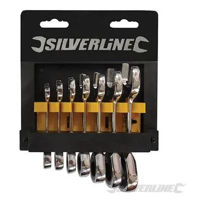 Stubby Ratchet Spanner Set 7pce