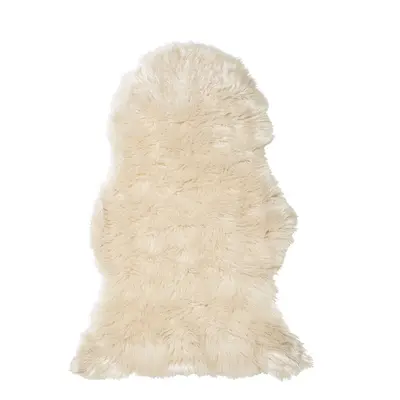 Faux Sheepskin Rug Beige MUNGO