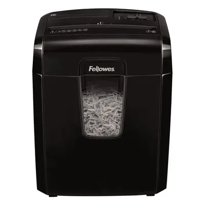 Fellowes Powershred 8C Personal Sheet Cross Cut Paper Shredder for Home Use - With Safety Lock, 