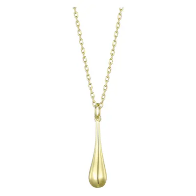 Gold Plated Teardrop Necklace