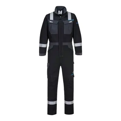 (3XL, Black) Portwest Unisex Adult WX3 Flame Resistant Overalls