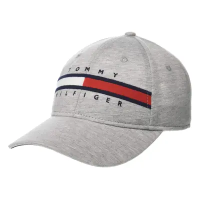 Tommy Hilfiger Men's Cotton Avery Adjustable Baseball Cap Grey Heathe