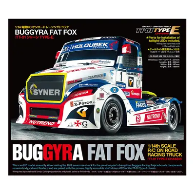 TAMIYA RC Buggyra Fat Fox Racing Truck TT-01E 1:14 RC Assembly Kit