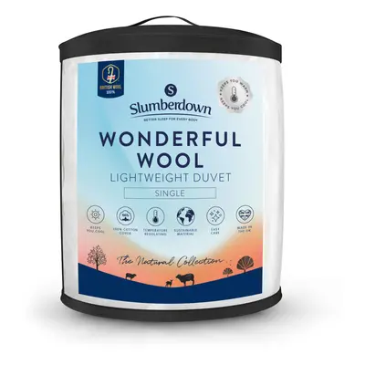 (Duvet only - Super King) Slumberdown Wonderful Wool Mediumweight Duvet