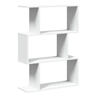 (white, x x cm) vidaXL Room Divider Bookcase 6-Tier Shelf Bookshelf Engineered Wood