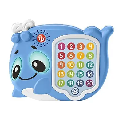 Fisher-Price Eden the Whale Linkimals (French version), Interactive Musical Early Learning Toy w