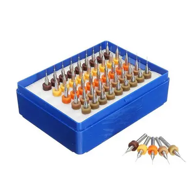 50pcs 0.25-0.45mm Tungsten Carbide Micro PCB Drill Bit Set for PCB Circuit Board