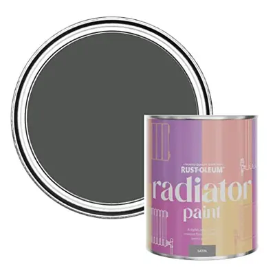 Grey Heat Resistant Radiator Paint in Satin Finish - Graphite 750ml