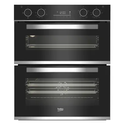 Beko bPRO Built Under Electric Double Oven - Black - A/A Rated