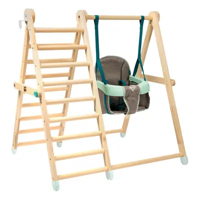 TP Active-Tots Pikler Style Wooden Climb and Swing