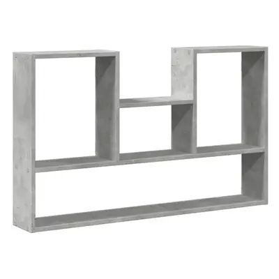 (concrete grey) vidaXL Wall Shelf Floating Shelf Display Storage Shelf Engineered Wood