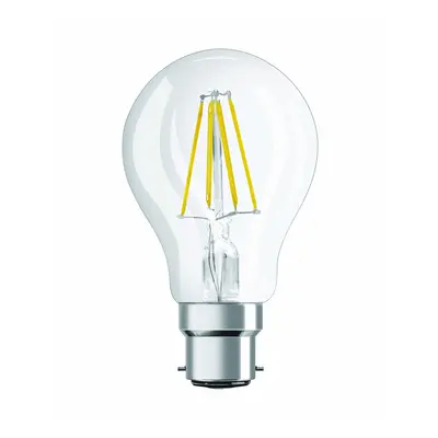 Osram LED Retrofit Classic A/LED Lamp, Classic Bulb Shape: B22d, to V, Clear, K, Warm White, W, 