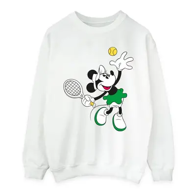 (XXL, White) Disney Womens/Ladies Minnie Mouse Tennis Sweatshirt