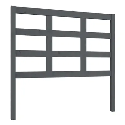 (grey, 105.5 x x cm) vidaXL Bed Headboard Home Bedroom Decorative Bed Header Panel Solid Wood Pi