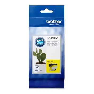 Brother LC436 Yellow Ink Cartridge Toner LC-436Y