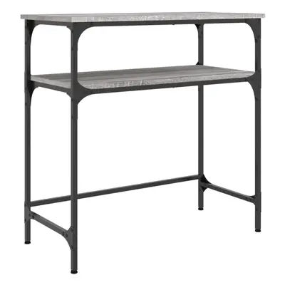 (grey sonoma, x 35.5 x cm) vidaXL Console Table End Table Hallway Stand Side Sofa Table Engineer