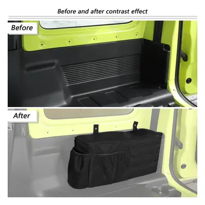 (black) Car Trunk Side Storage Bags Organizer Accessories For Suzuki Jimny 2019-2022,stowing Tid