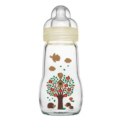 Mam Feel Good Glass Bottle - 260ml - Unisex