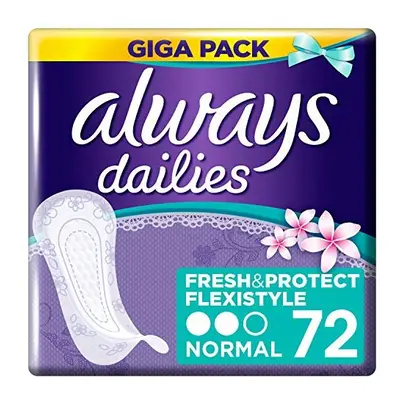 Always Flexistyle Normal Fresh Panty Liners, Pack of