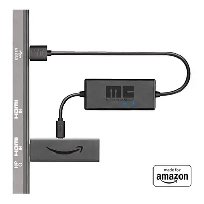 Mission USB Power Cable for Amazon Fire TV (Eliminates the Need for AC Adapter)