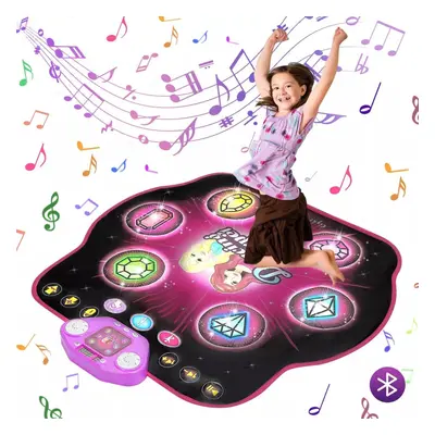 Dance Mat With Levels LED Lights Non-Slip Bottom Wireless Bluetooth Connection