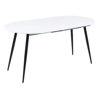 Extending Dining Table STAVERTON White 120/160 cm cm