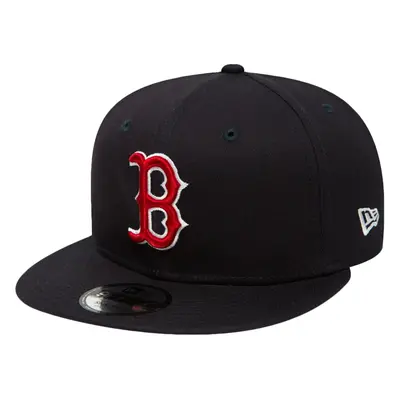 (SM, Navy) New Era 9FIFTY Boston Red Sox MLB Essential Snapback Baseball Cap Hat - Navy