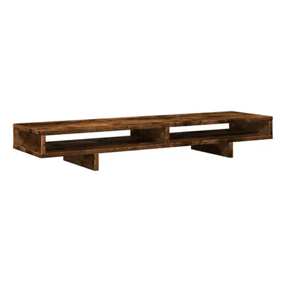 (smoked oak) vidaXL Monitor Stand Computer Stand Display Stand Engineered Wood