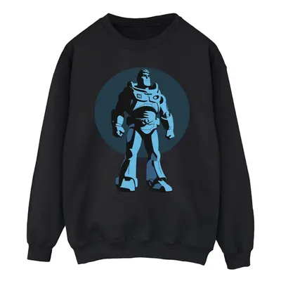 (M, Black) Disney Mens Lightyear Buzz Standing Circle Sweatshirt