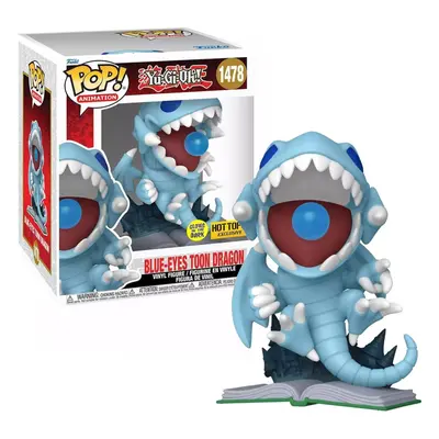 Yu-Gi-Oh Blue Eyes Toon Dragon Exclusive Glow In The Dark Funko Pop Vinyl Figure