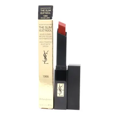 (1966 Rouge Libre) Yves Saint Laurent Rouge Pur Couture The Slim Velvet Radical 0.07oz New