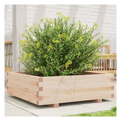 vidaXL Garden Planter 80x80x26.5 cm Solid Wood Pine