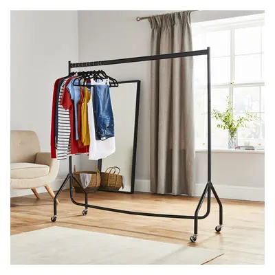 Superior Heavy Duty 5FT Long x 5FT Tall Clothes Rail In Black