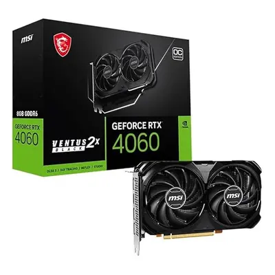 MSI GeForce RTX VENTUS 2X BLACK 8G OC Gaming Graphics Card 8GB GDDR6X